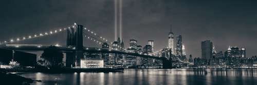 New,York,City,Downtown,Brooklyn,Bridge,And,September,11,Tribute, 911